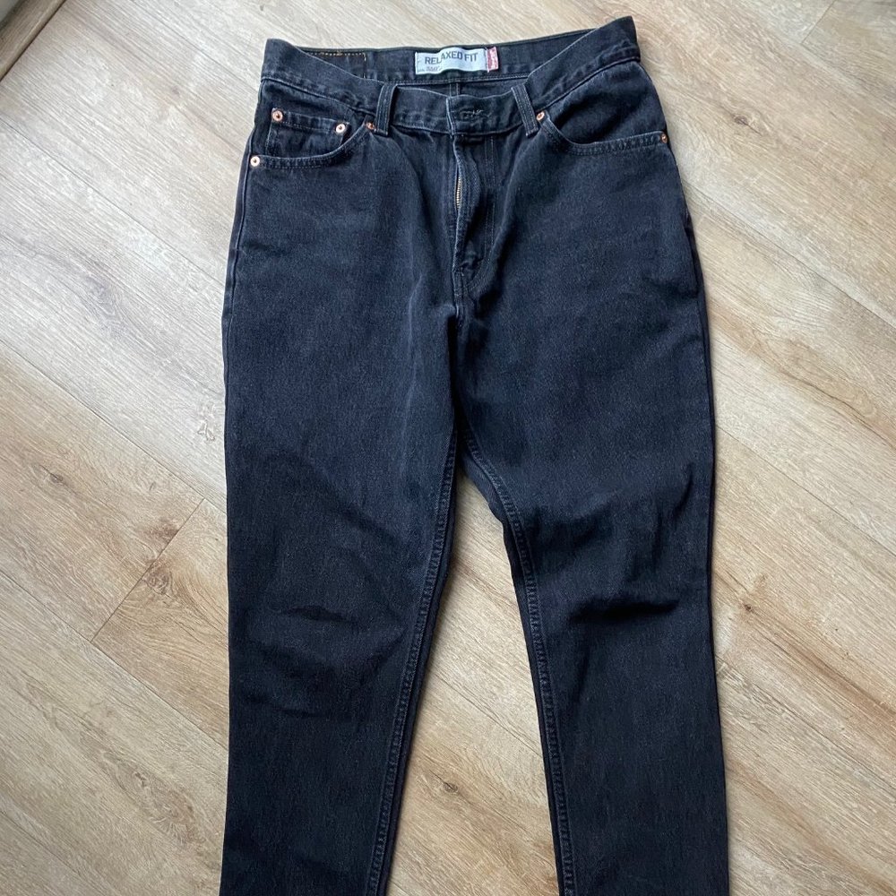 Levi's 550 Black Denim Jean